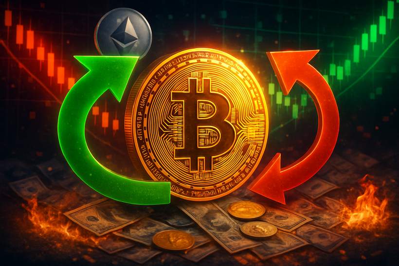 Bitcoin Capital Rotation Trend Shows Rare Signal For First Time This Bear Market