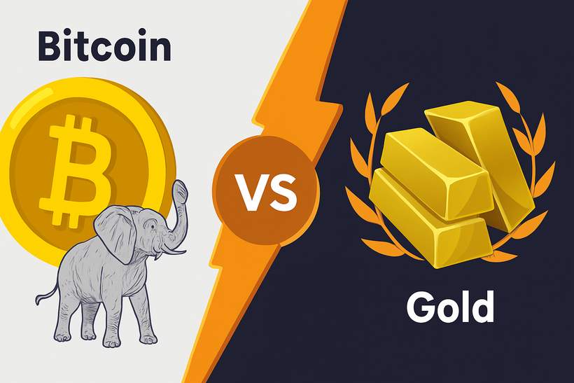 Bitcoin Stuns Gold In War Rally—Safe Haven Crown Up For Grabs