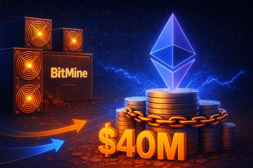 BitMine Doubles Down on Ethereum With $40M Accumulation
