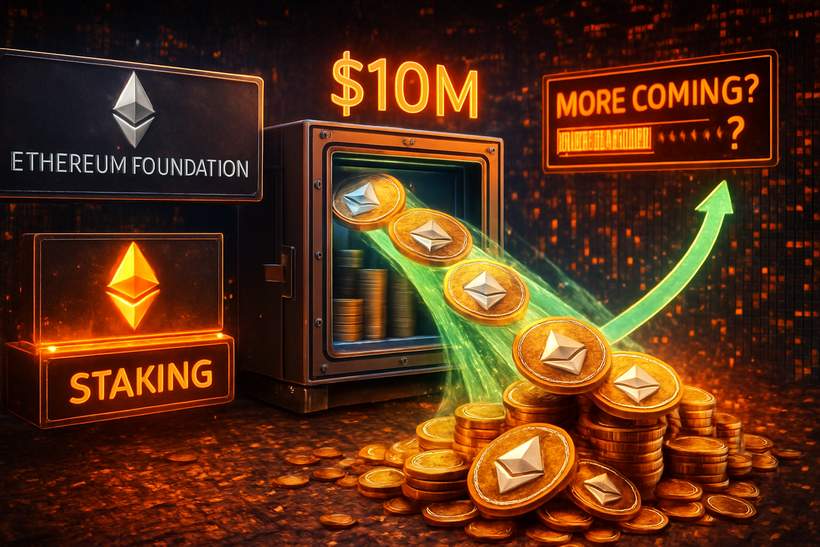 Ethereum Foundation Moves $10M ETH After First-Ever Staking — More Coming?