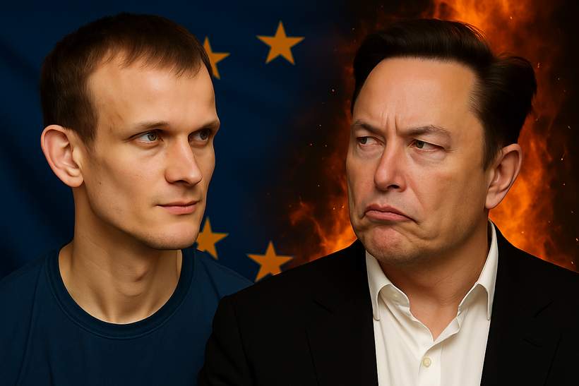 Ethereum Founder Buterin Slams Elon Musk As Anti-Europe Attacks Ignite