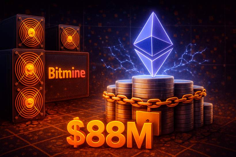 Ethereum Institutional Accumulation Continues: Bitmine Buys $88M Worth of ETH