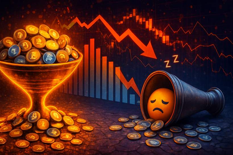From FOMO to Apathy: Altcoin Volumes Reflect Deepening Market Fatigue