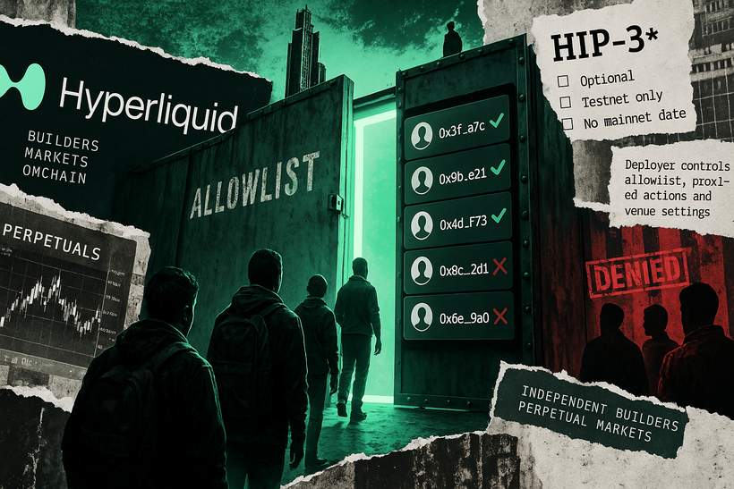 Hyperliquid Introduces Wallet Allowlists for Perpetual Markets
