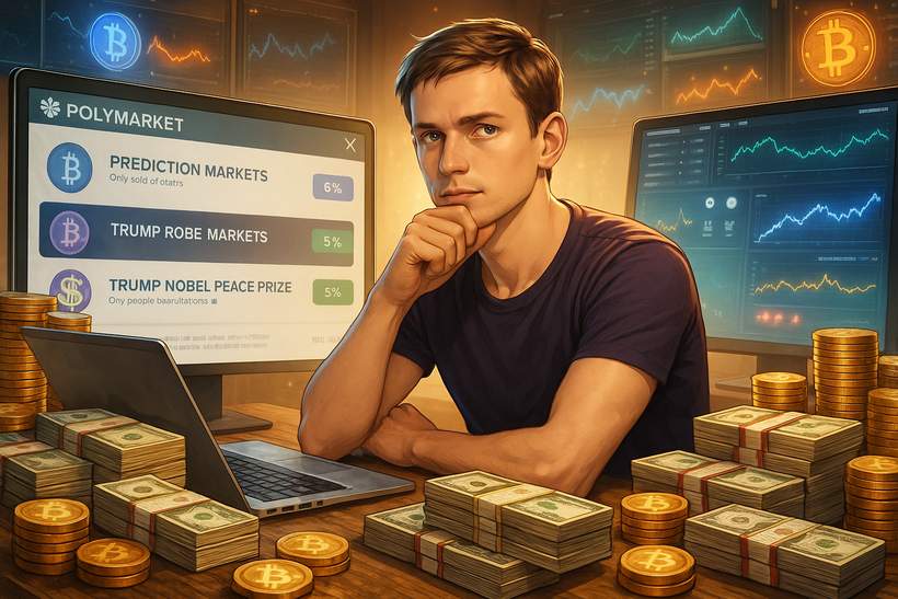 Vitalik Buterin’s Wild Predictions on Polymarket: How He Made $70,000 by Beating the Madness