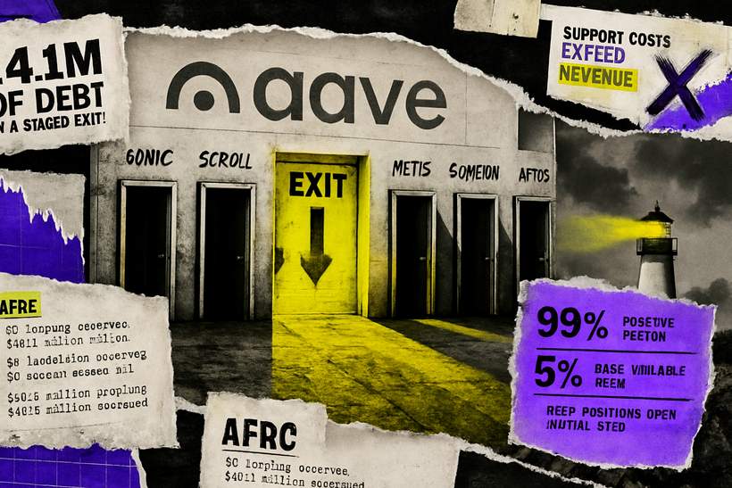 Why Aave is Saying Goodbye to Six Underperforming Blockchains
